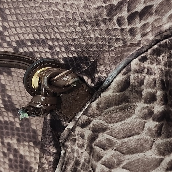 Moschino Snakeskin Print Drawstring Backpack - Picture 9 of 15